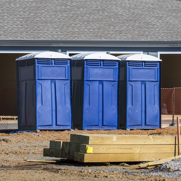 are there any restrictions on what items can be disposed of in the portable restrooms in Jessup